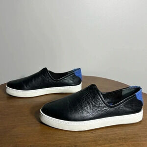 Franco Sarto Avant Leather Slip On Black Sneaker‎ 7